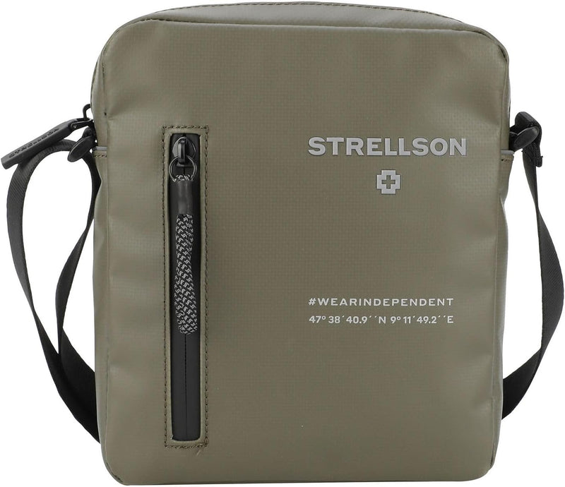 Strellson - stockwell 2.0 marcus Schultertasche klein für Männer, Umhängetasche in Grün Farbe:grün /