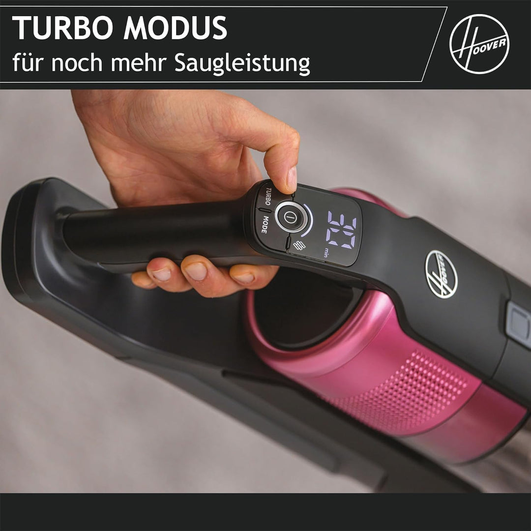 Hoover Akku-Staubsauger HF9 Home I Bis zu 240 m² BZW. 60 Min. Laufzeit mit 2 Akkus I Leistungsstarke