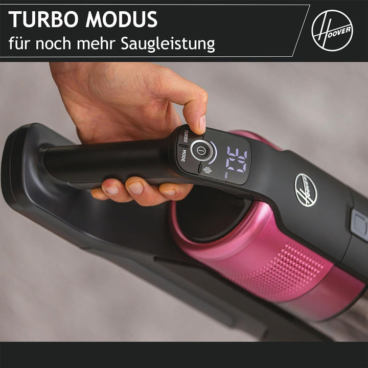 Hoover Akku-Staubsauger HF9 Home I Bis zu 240 m² BZW. 60 Min. Laufzeit mit 2 Akkus I Leistungsstarke