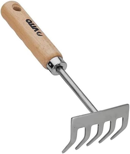VITO - Set mit 10 Gartenwerkzeugen mit Holzgriff, Edelstahl und Schmiedeeisen, hochwertig