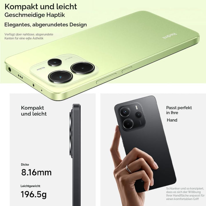 XIAOMI Redmi Note 14 4G Smartphone 8GB +256GB MediaTek Helio G99-Ultra 5500mAh Akku mit 33W Turbo Ch