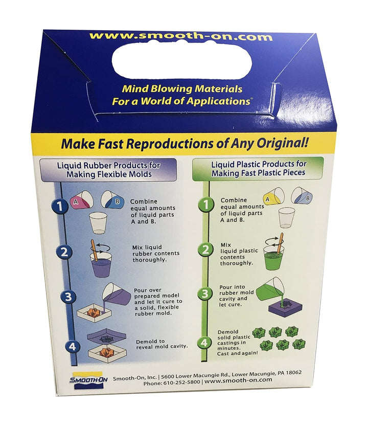 Dragon Skin 10 Very Fast Platinum Silikon-Kur 2 Pints Kit (0,9 kg)