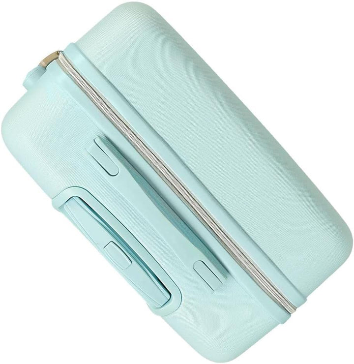 Disney Minnie Teen Koffer-Set, blau, 55/65 cm, starr, ABS-Kombinationsverschluss, seitlich, 91 l, 6