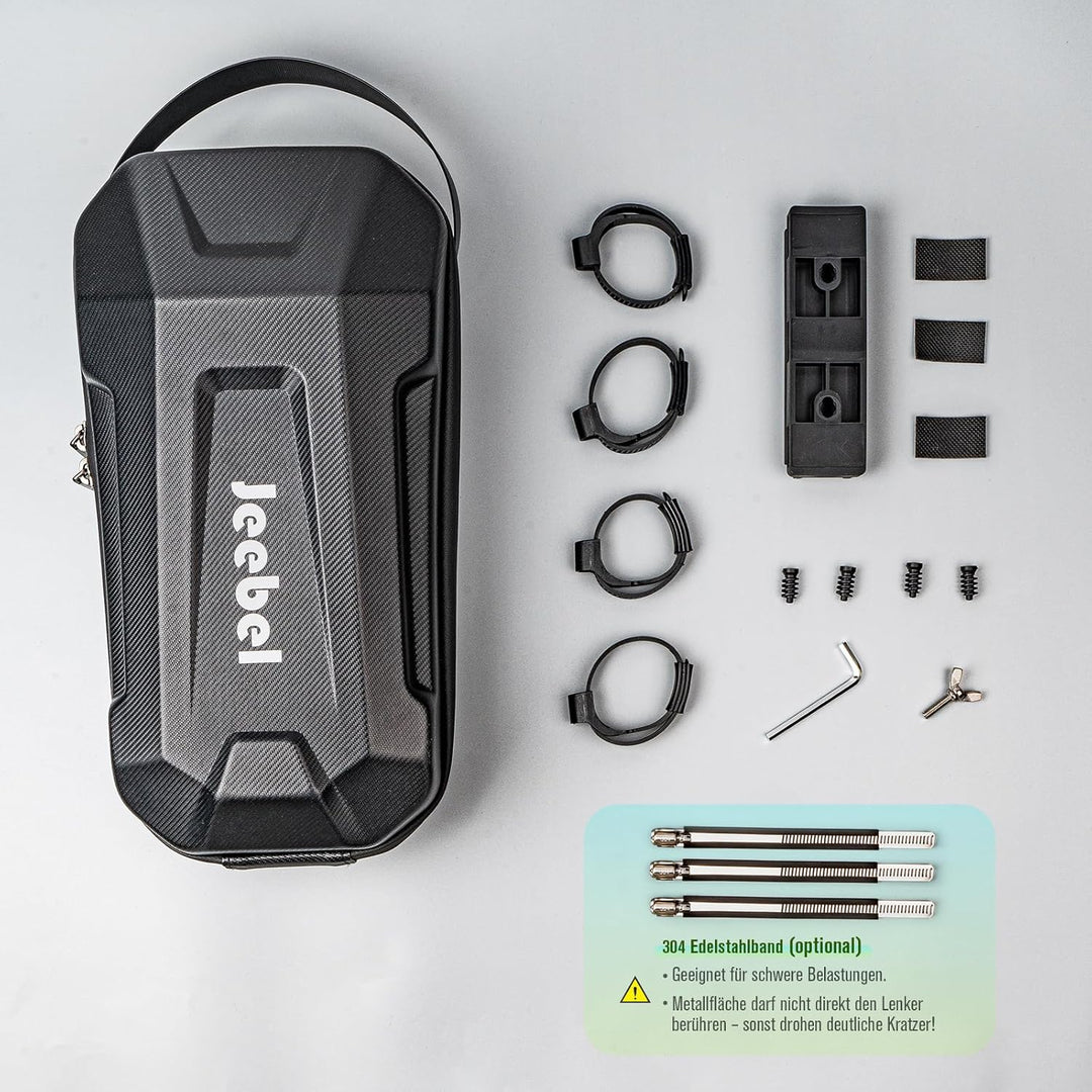 3/4/5L E Scooter Tasche, Grosse Kapazität wasserdichte Lenkertasche mit Schnellverschluss-Montage, U
