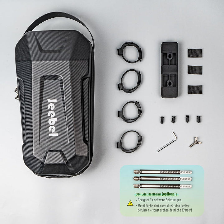3/4/5L E Scooter Tasche, Grosse Kapazität wasserdichte Lenkertasche mit Schnellverschluss-Montage, U