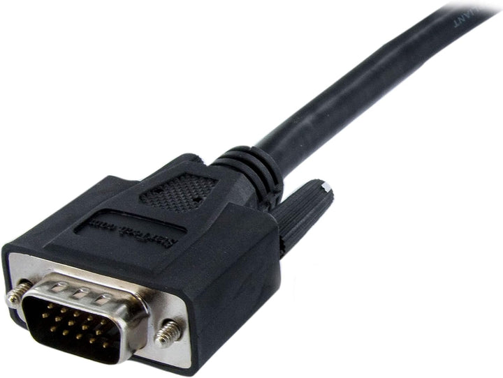 StarTech.com DVI auf VGA Monitorkabel 5 Meter, Stecker / Stecker, DVI-I 24+5 VGA (15Pin), DVI-A anal