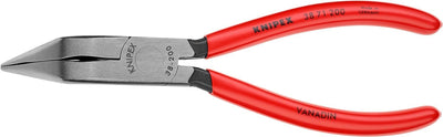 Knipex Mechanikerzange schwarz atramentiert, mit Kunststoff überzogen 200 mm 38 71 200 70° gewinkelt