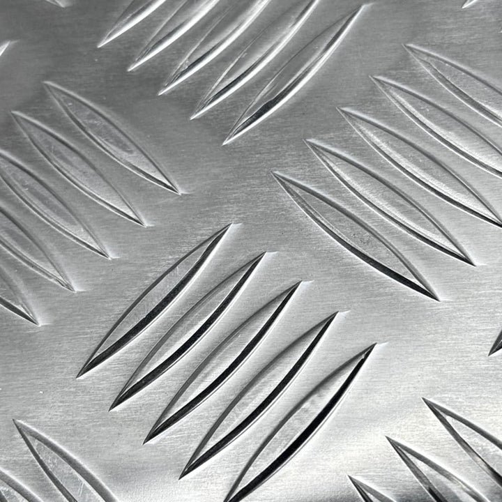 Riffelblech Tränenblech 3,5/5mm QUINTETT geriffelt Aluminium Tränenblech (2500x500mm), 2500x500mm
