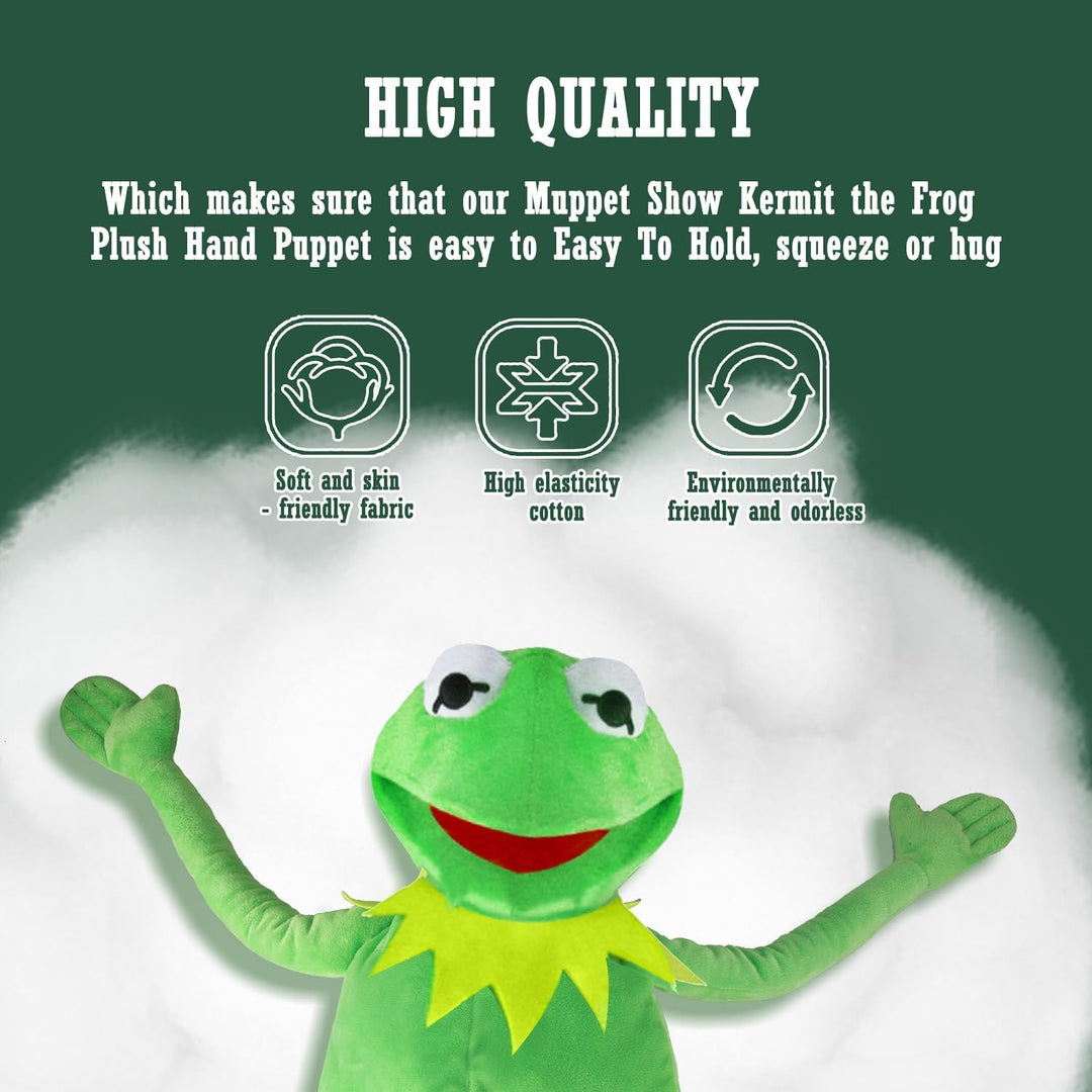 Kermit Froschpuppe, The Muppets Show, weiches Handfrosch, gefülltes Plüschtier, Geschenkideen für Ju