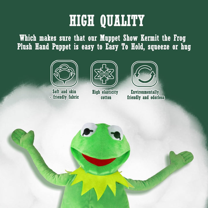 Kermit Froschpuppe, The Muppets Show, weiches Handfrosch, gefülltes Plüschtier, Geschenkideen für Ju