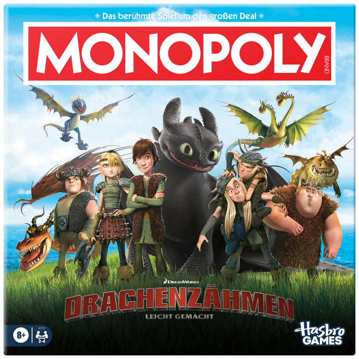 DreamWorks Drachenzähmen leicht gemacht Monopoly Brettspiel - Deutsche Fassung
