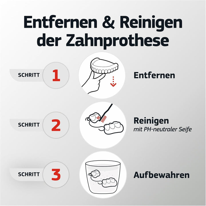 Blend-a-dent Plus Barriere Gegen Speisereste Premium Haftcreme, für Voll- und Teilprothesen, Geschma