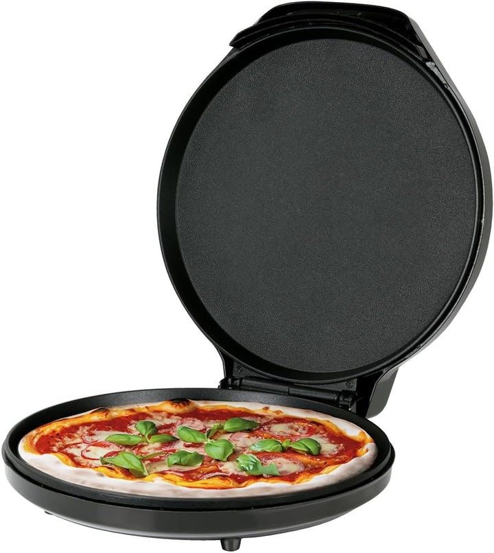 JOCCA - Elektrischer Grillofen für Pizzen 30,5 cm | Elektrischer Pizzabackofen | 90°-Öffnung | Antih