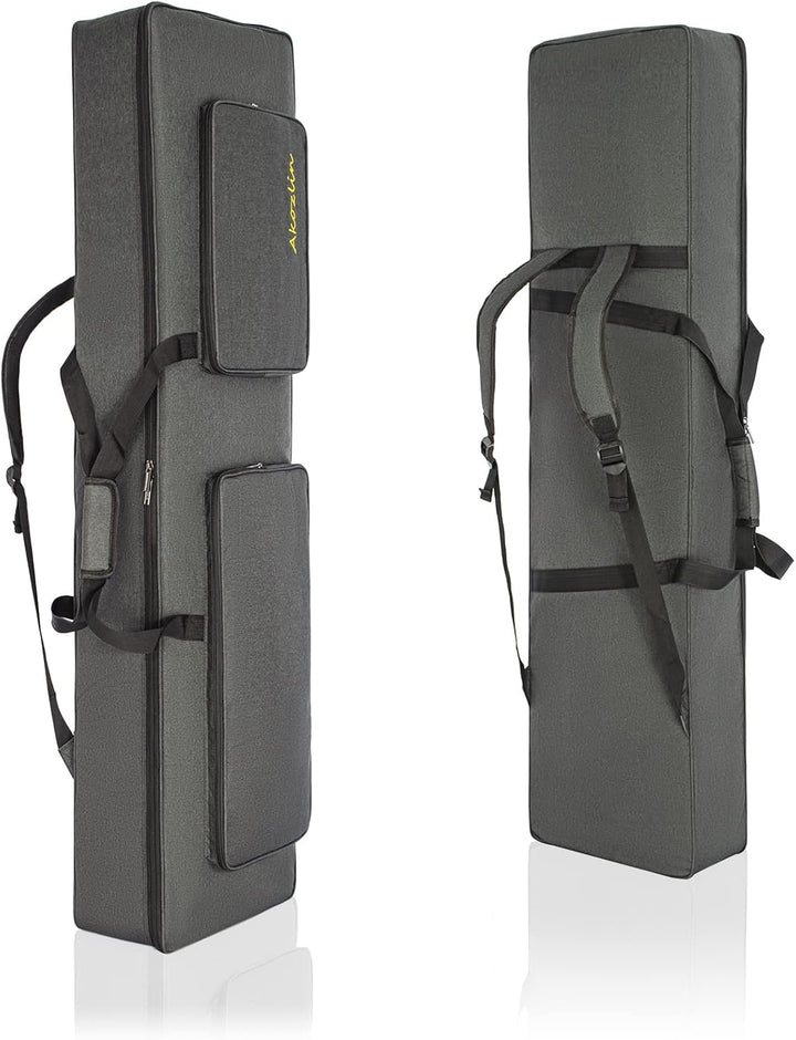 AKOZLIN Gigbag für 88 Tasten, tragbar, langlebig, für E-Piano, gepolstert, universal, wasserdicht, O