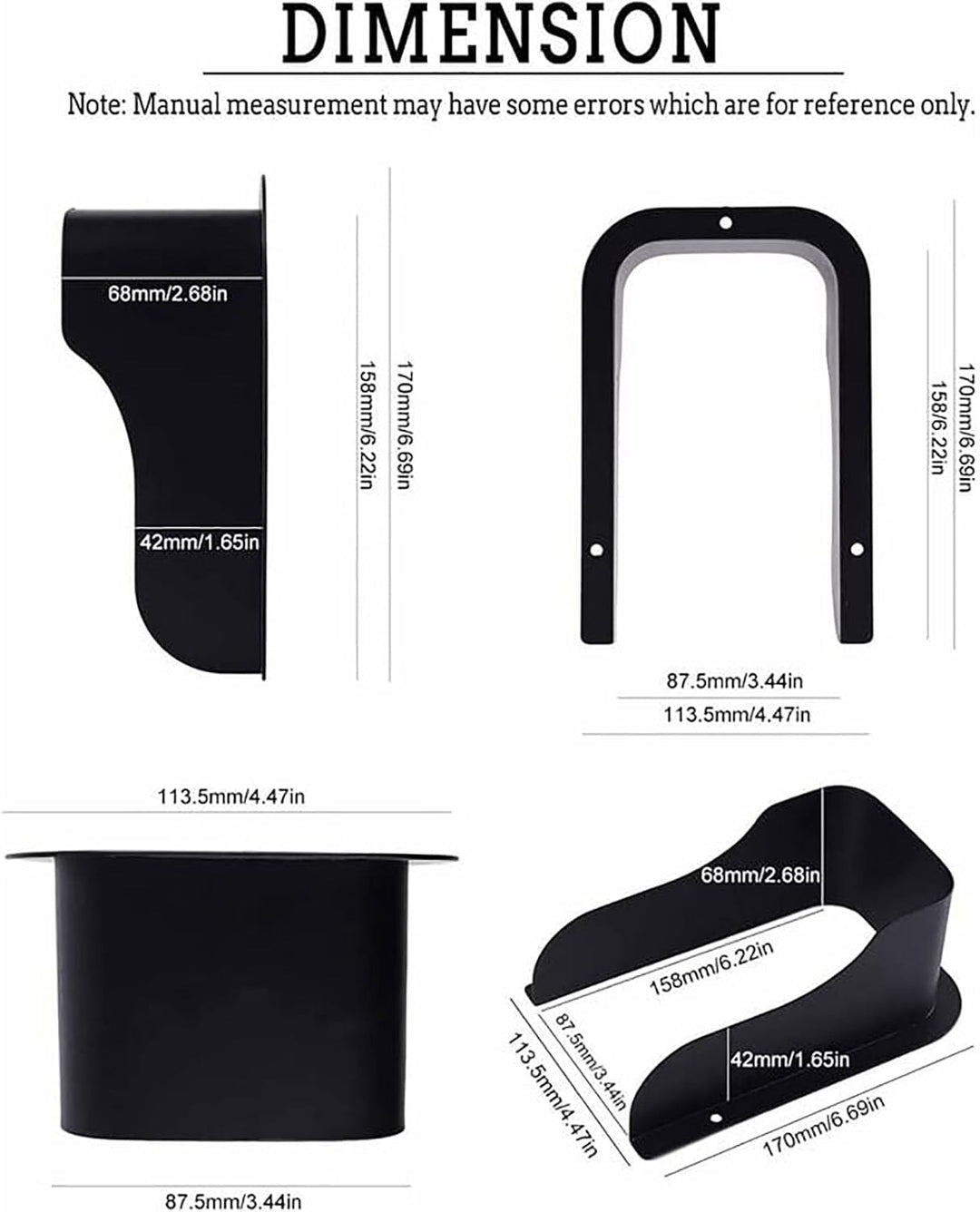 Regenschutz für Türklingel, Sonnenschutzbox für Aussenklingel, Regenhülle für Metallstecker für Kame