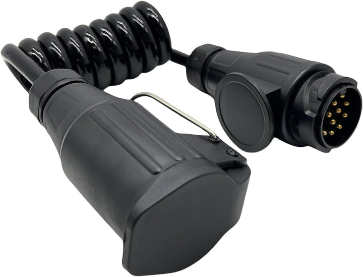 Spiralkabel Verlängerungskabel, 13-polig auf 13 Polig Adapter Stecker Männlich/Weibliche Stecker Ver