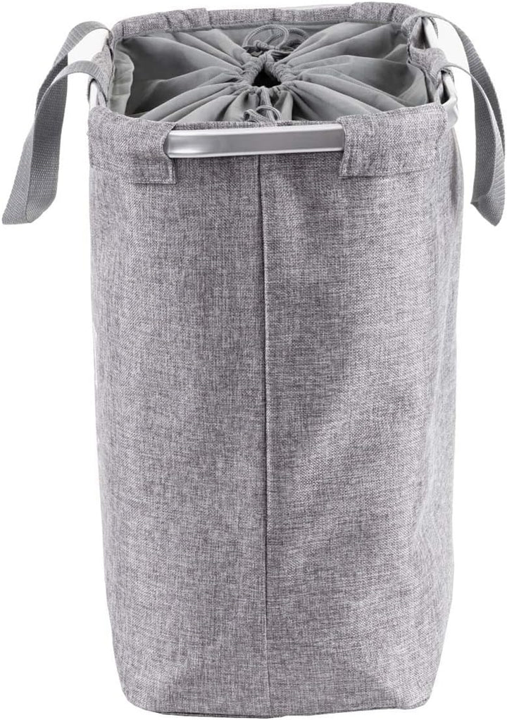 Wäschesammler HWC-C34, Laundry Wäschekorb Wäschebehälter mit Kordelzug, 2 Fächer Henkel 54x52x32cm 8