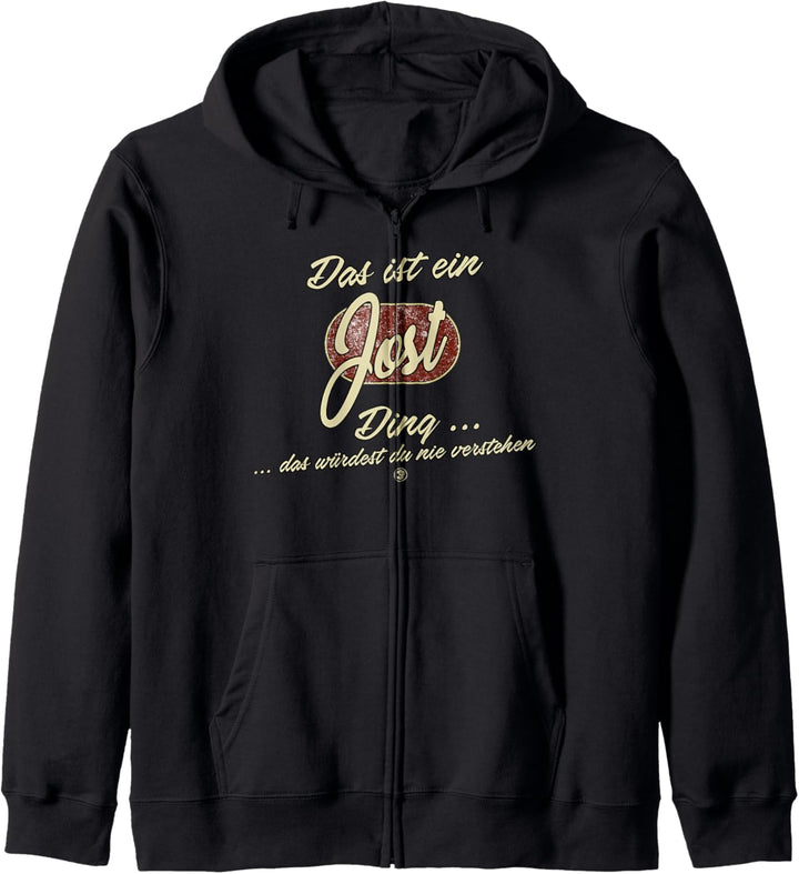 Das ist ein Jost Ding - Lustiges Familie Jost Kapuzenjacke
