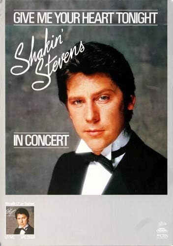 Shakin' Stevens - The Bop Wont Stop, 1983 » Konzertplakat/Premium Poster | Live Konzert Veranstaltun