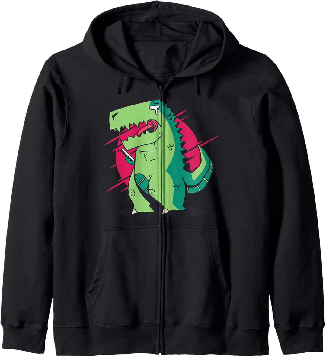 T-Rex kann kein Handy benutzen l Lustiges Dinosaurier Kapuzenjacke