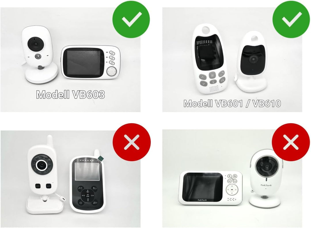 Akku für Babyphone GHB, BOIFUN, Luvion Babyfon u. a. (Typ A), Typ A