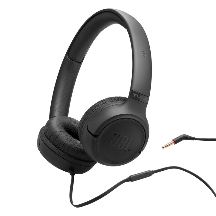 JBL Tune 530, kabelgebundene On-Ear-Kopfhörer mit Mikrofon, JBL Pure Bass Sound, EQ-Presets, faltbar