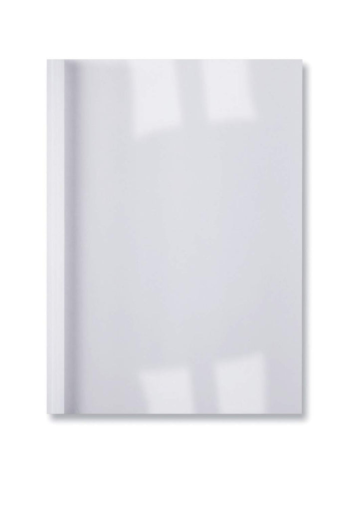 GBC IB386305 Thermobindemappe Business Line Leinen, 1.5 mm, 100 Stück, weiss weiss 1.5 mm, weiss 1.5