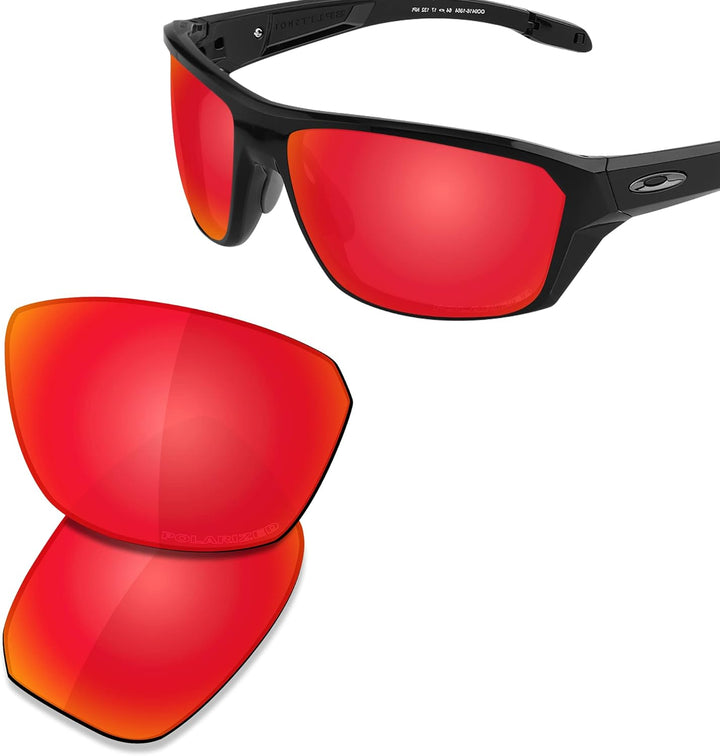 Saucer Premium Ersatzgläser & Nasenpads für Oakley Split Shot OO9416 Sonnenbrille High Definition –