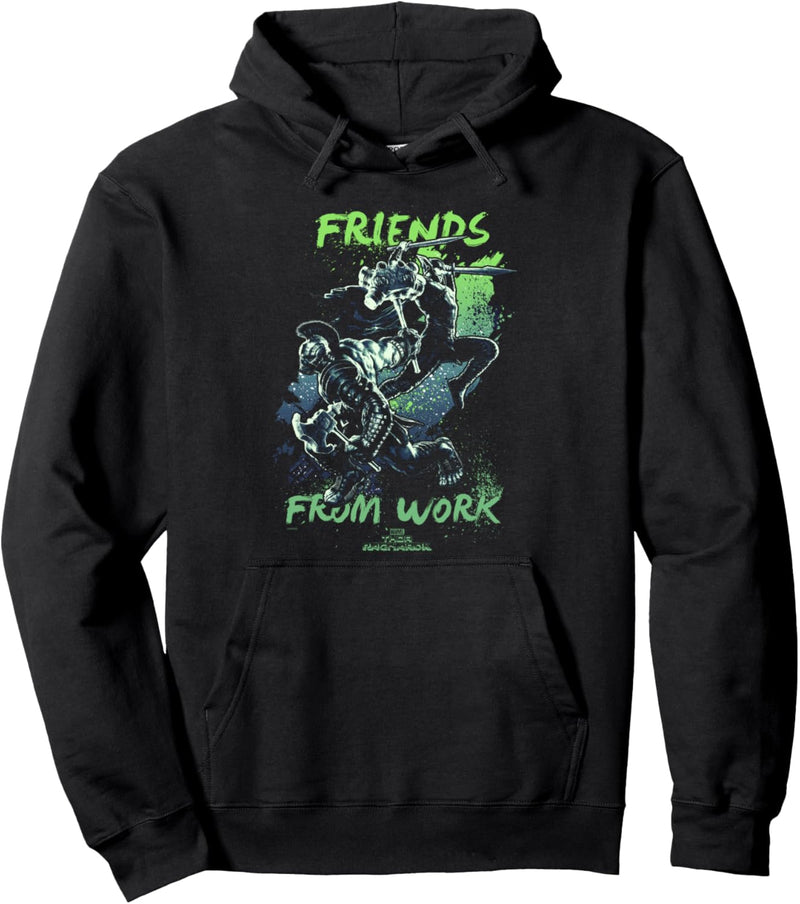 Marvel Thor: Ragnarok Hulk And Thor Friends From Work Paint Pullover Hoodie