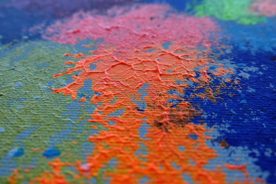 Monica Mirafiori I 100% HANDGEMALT I Gemälde Herz 100x70cm | Gemälde Handgemalt | Acrylgemälde | Seh
