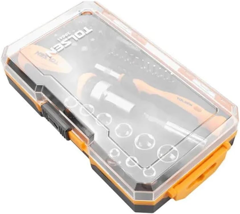Set 42pz Cacciavite A Cricchetto E Cacciaivite Di Precisione Con Inserti E Bussole