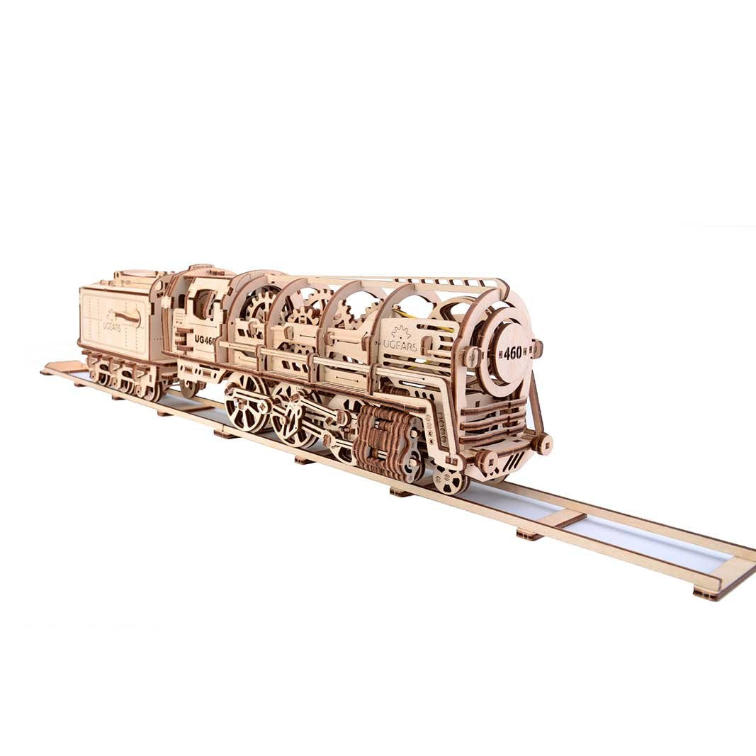 Ugears 3D-Modell Dampflokomotive