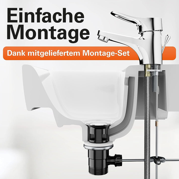 EISL NI075VECR VERONA Wasserhahn Bad, Mischbatterie für Waschbecken, Einhebelmischer Badezimmer, Was