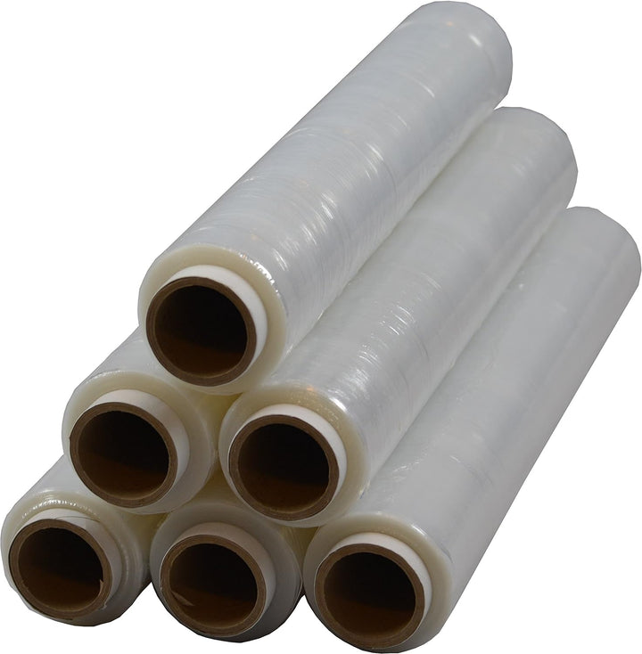 Freiziel® 6 Rollen + Abroller Beste-Folie Stretchfolie 23my 500mm - 1,5 Kg verschieden Farben Palett