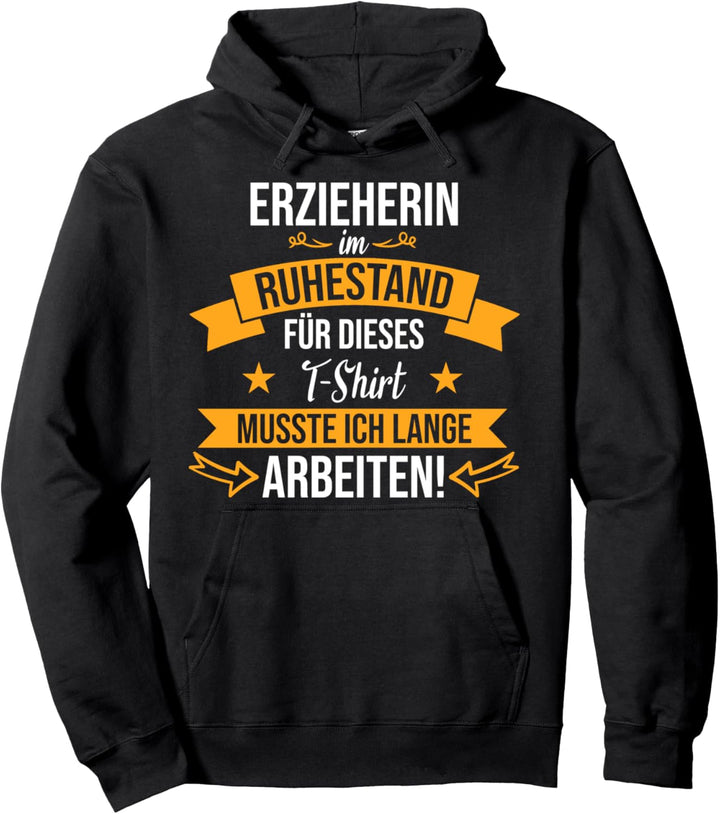 Erzieherin Kindergärtnerin Kindergarten Spruch Geschenkidee Pullover Hoodie