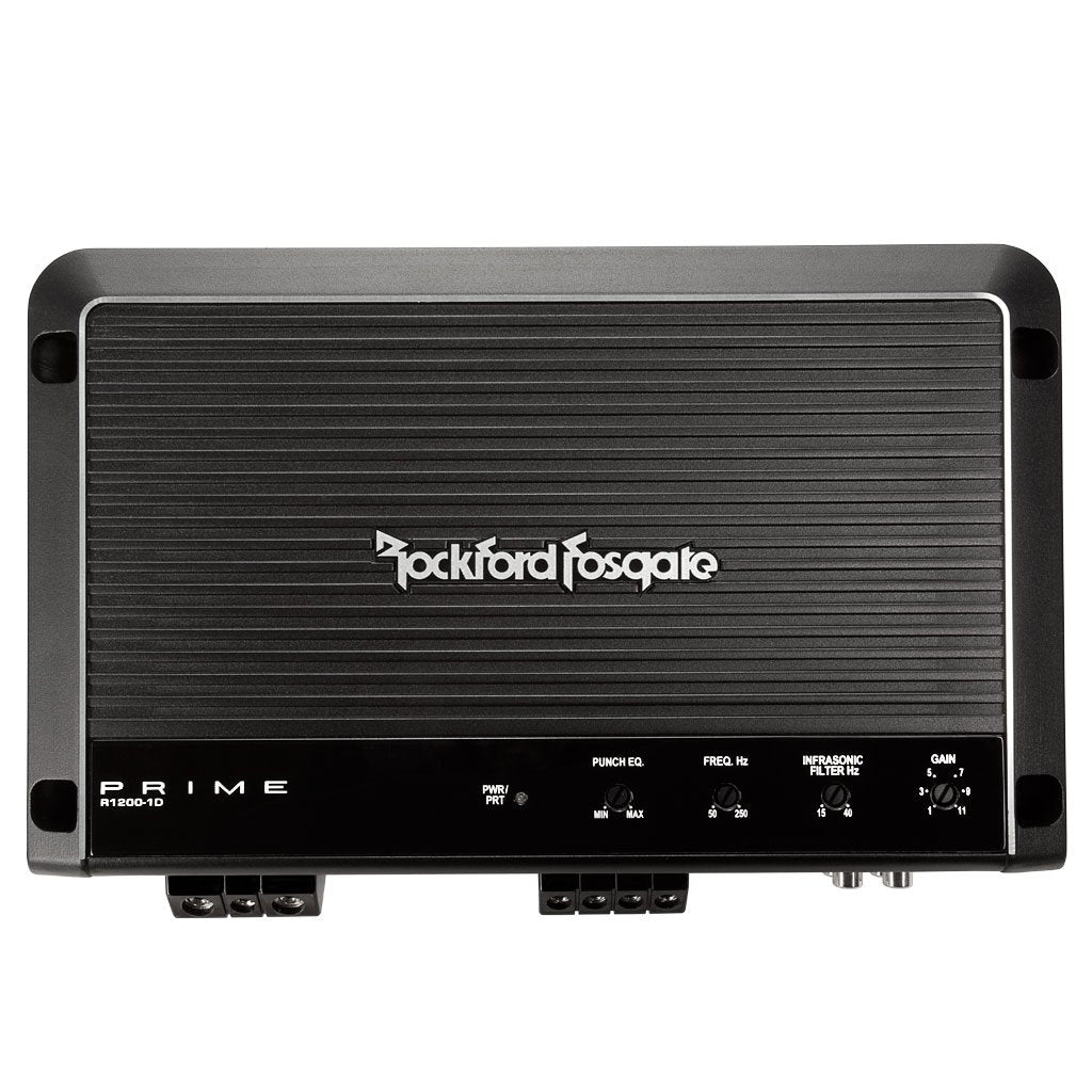 Rockford Fosgate R1200-1D Prime 1200 Watt Class-D Mono Verstärker schwarz