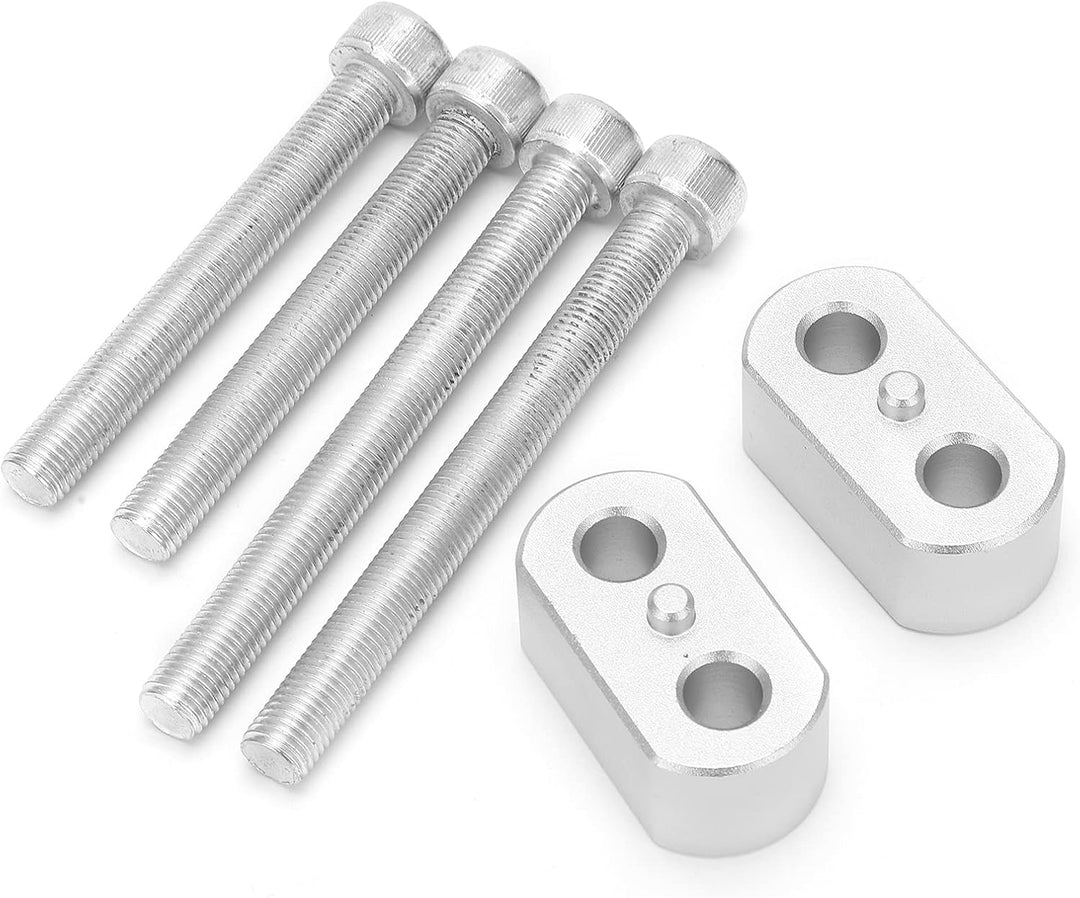 Motorrad Lenkererhöhung, Fydun 2St CNC-Aluminiumlegierung Distanzstück für Lenkererhöhung Anheben De