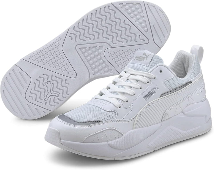 PUMA Unisex X-RAY 2 Square Sneaker, 37 EU Puma White Puma White Gray Violet
