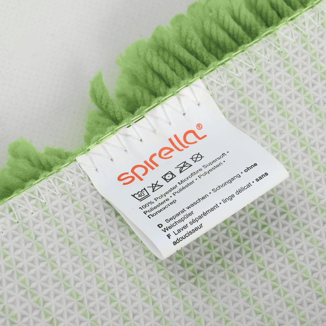 Spirella Badteppich Badematte Duschvorleger Mikrofaser Hochflor | flauschig | rutschhemmend | geeign