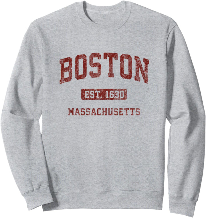 Boston Massachusetts MA Vintage-Sportdesign Sweatshirt