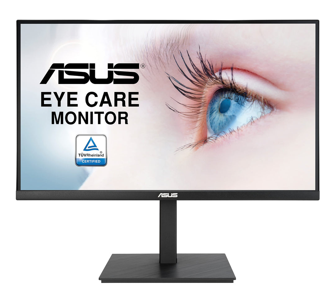 ASUS Eye Care VA27AQSB | 27 Zoll WQHD Monitor | Rahmenlos, ergonomisch, Flicker-Free, Blaulichtfilte