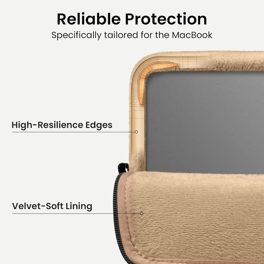 tomtoc Puffer MacBook Neo Hülle Tasche für 13 Zoll MacBook Neo A3404 (2026) mit A18 Pro Chip, 360° L