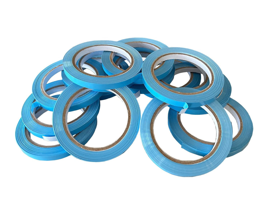 Beutelschliesser + incl 16 rollen Blau PVC 9 mm x 66 mtr Klebebänder