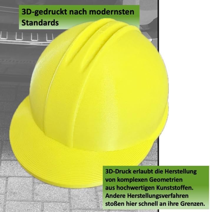 Abdeckkappe für Anhängerkupplung Bauarbeiterhelm - Abdeckung Kappe Schutzkappe Kugelkopf Bauhelm Bau