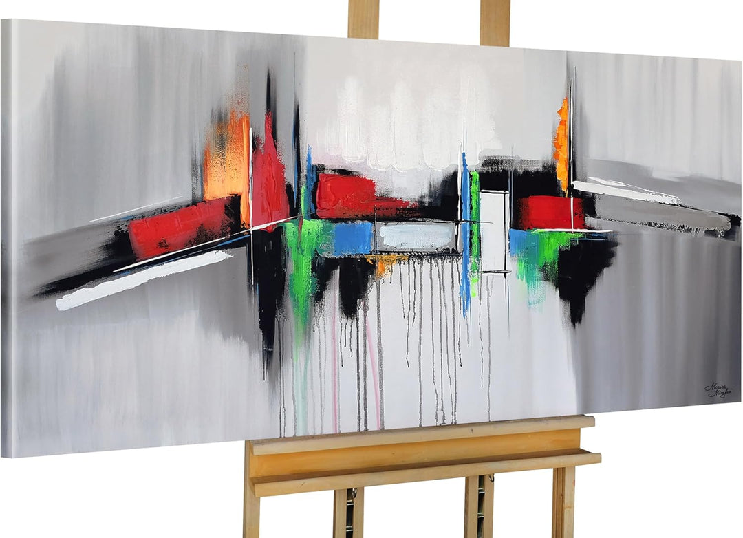 Monica Mirafiori I 100% HANDGEMALT I Gemälde Feeling 100x50cm | Gemälde Handgemalt | Acrylgemälde |