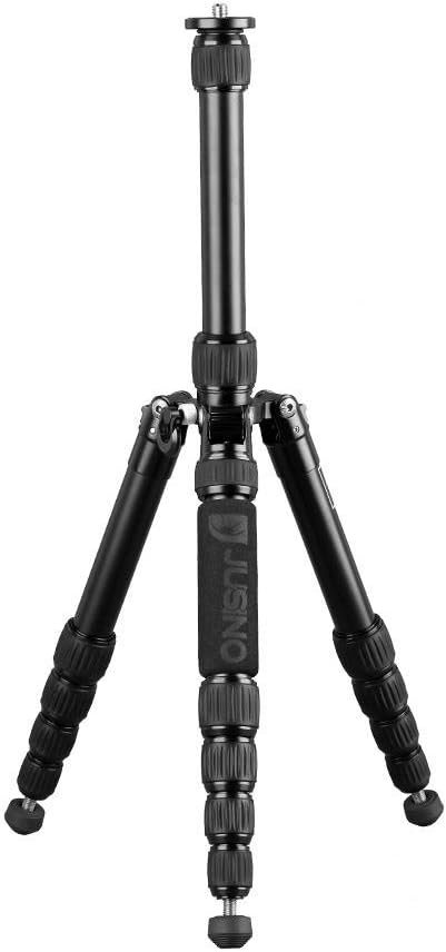 JUSINO leichtes & kompaktes Traveller Tripod Monopod Höhe bis 115cm Belastbar 15kg + Transporttasche