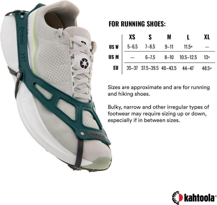 Kahtoola - NANOspikes für Unisex Forrest green/black M, Forrest green/black M
