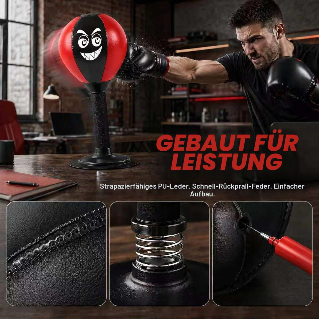 Punchingball Tisch, Freistehender Desktop-Boxsack Mit Saugnapf, Rage Bag Desktop Punching Bag Mini B