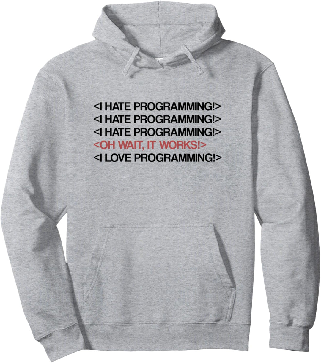 I Hate Programming Coding Informatik Programmierer Pullover Hoodie