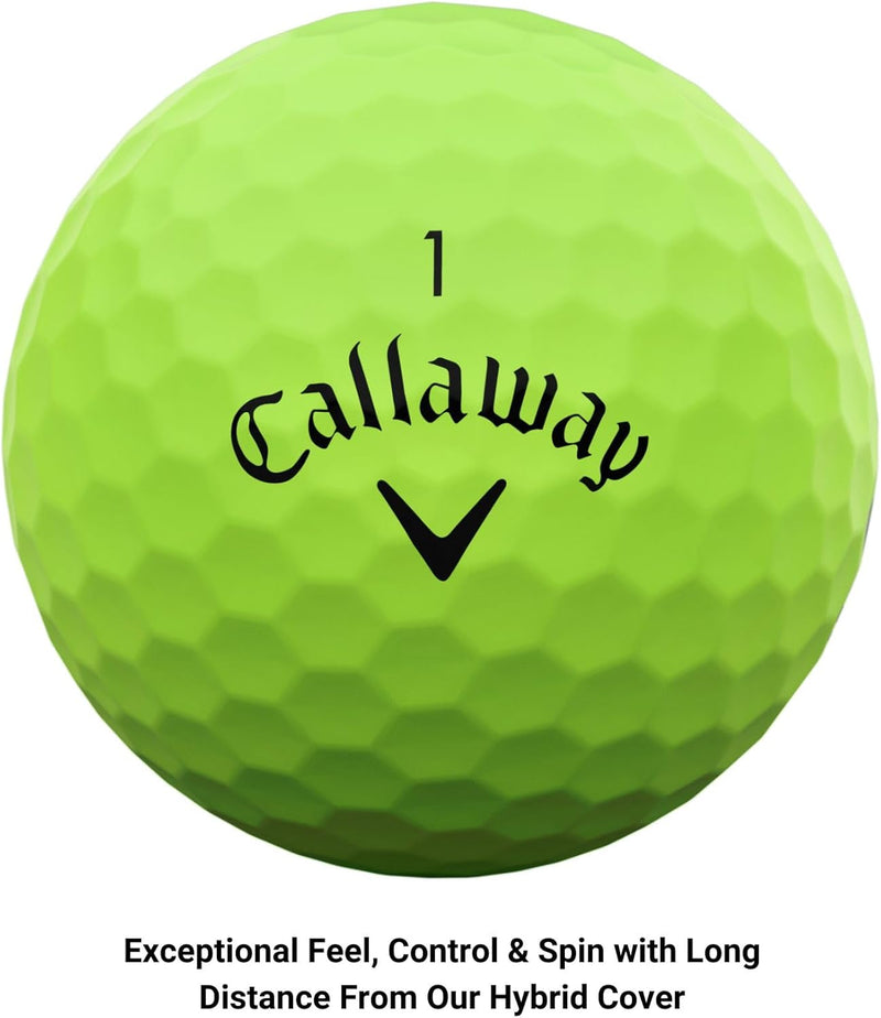 Callaway Supersoft Golfbälle 2023 Grün, Grün